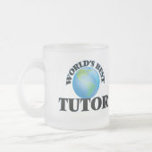 De beste testvolger ter wereld matglas koffiemok (Links)