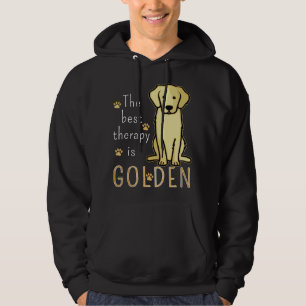 De beste therapie is Golden Retriever hond Hoodie