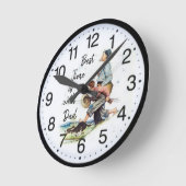 De beste tijd is voor papa ronde klok (Hoek)