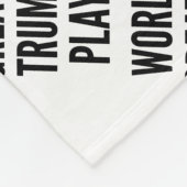 De beste trompettist ter wereld fleece deken (Hoek)