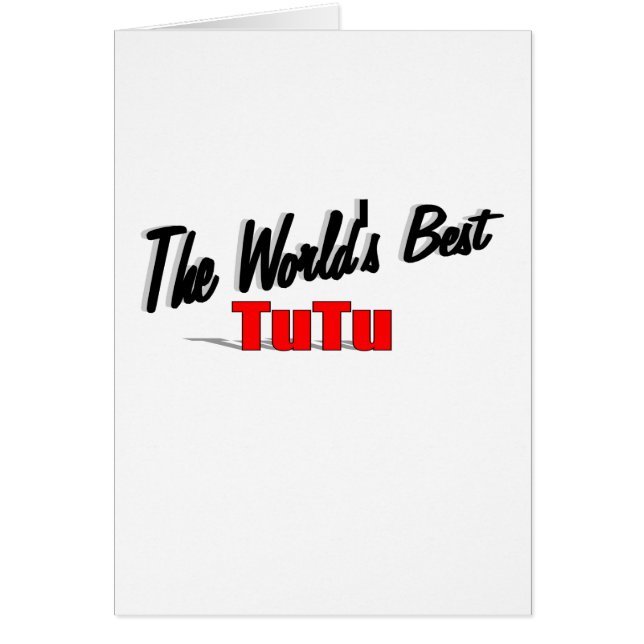 De beste Tutu ter wereld (Voorkant)