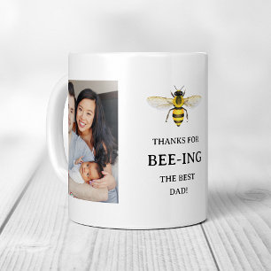 De beste vader   Eenvoudige Schattigee bij en foto Koffiemok