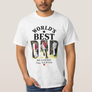 De beste vader-gecertificeerde Vaderdag-foto ter w T-shirt