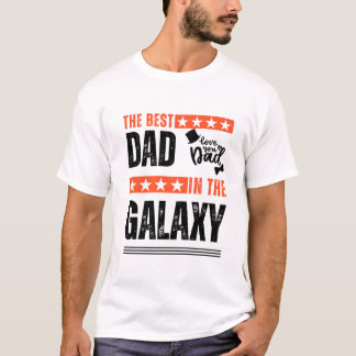De beste vader in de Galaxy Essential, unieke T-sh T-shirt