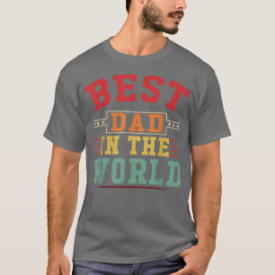 De beste vader in de wereld geeft vader cadeau  t-shirt