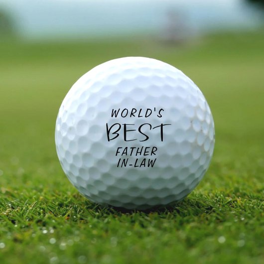 De beste vader in de wet ter wereld golfballen