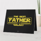 De Beste Vader In Het Sterrenstelsel Vaderdag Cade Kaart (Achterkant)