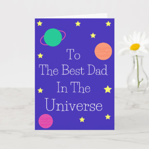De beste vader in het universum kaart