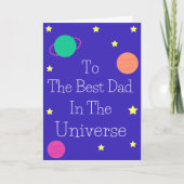 De beste vader in het universum kaart (Voorkant)