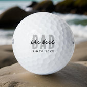 De beste vader sinds 20XX Modern Simple Preppy Golfballen