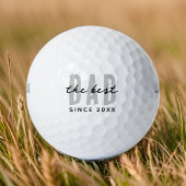 De beste vader sinds 20XX Modern Simple Preppy Golfballen