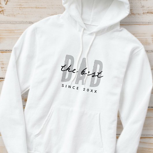De beste vader sinds 20XX Modern Simple Preppy Hoodie