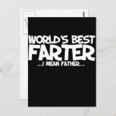 De beste vader ter wereld bedoel ik vader briefkaart (Voorkant / Achterkant)