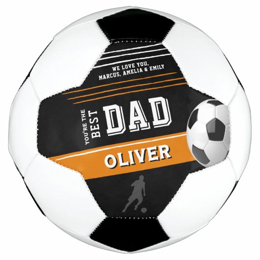 De beste vader van de moderne vader Keepsake Footb Voetbal (Voorkant)