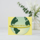 'De beste vader van de wereld' Briefkaart (Staand voorkant)