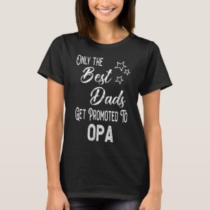 De beste vaders worden gepromoveerd tot Opa Duitse T-shirt