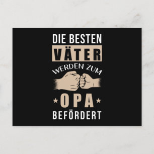 De beste vaders worden opa's briefkaart