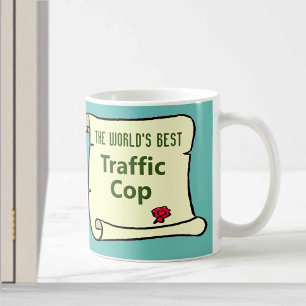 De beste verkeersagent ter wereld. koffiemok