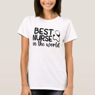 De beste verpleegster ter wereld t-shirt