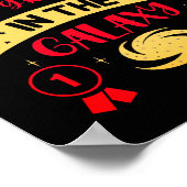 DE BESTE VIDE GRADER IN DE GALAXY grappig Poster (Hoek)