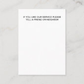 De beste Visitekaartjes van House Painter (Achterkant)