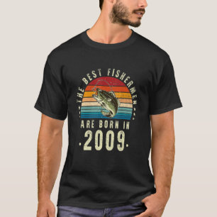 De beste vissers zijn geboren in 2009 in Vintage 1 T-shirt