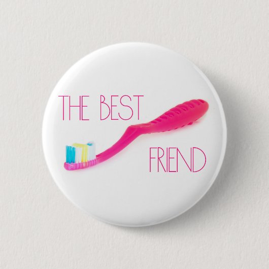 De beste vriend ronde button 5,7 cm (Voorkant)