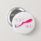 De beste vriend ronde button 5,7 cm (Voorkant /achterkant)