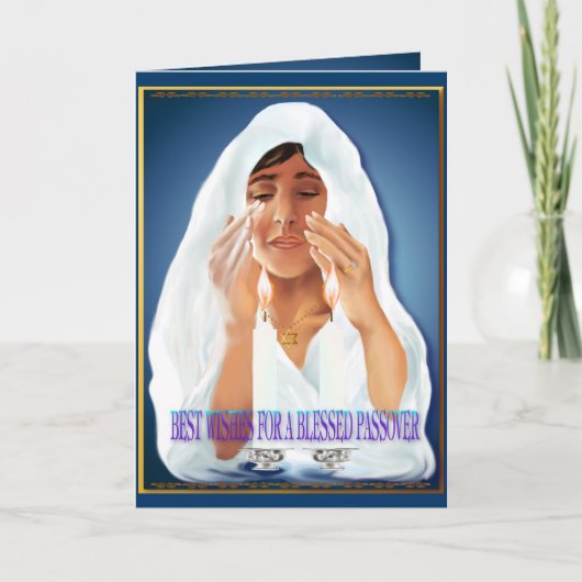 De beste wensen voor Pesach Kaart (Voorkant)