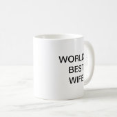 De beste WIFE ter wereld Koffiemok (Voorkant rechts)