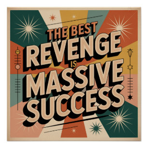 De Beste Wraak Is Massaal Succes Perfect Poster