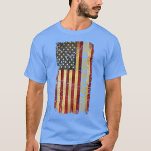 De beste zoon in de Amerikaanse  vlag T-shirt
