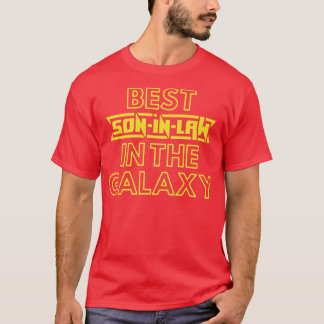De beste zoon in de wet in de Galaxy Cute Family G T-shirt