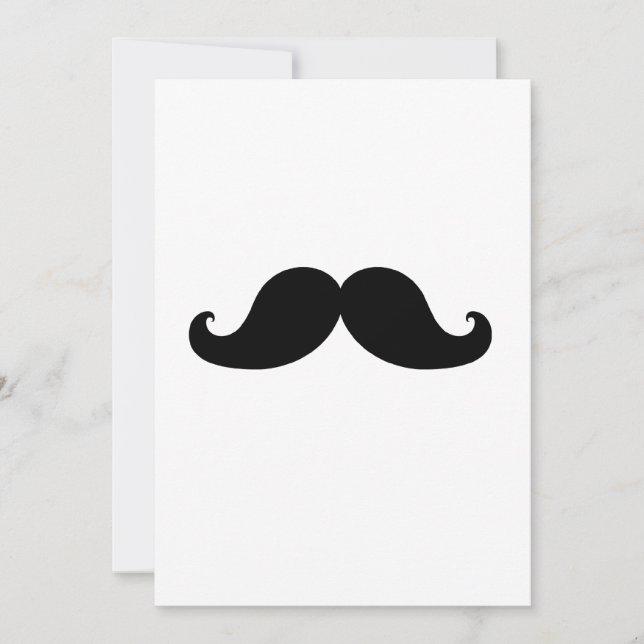 DE BESTE ZWARTE MUSTACHE (Voorkant)