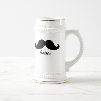 DE BESTE ZWARTE MUSTACHE DIE IS GEPERSONALISEERD BIERPUL