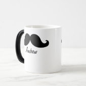 DE BESTE ZWARTE MUSTACHE DIE IS GEPERSONALISEERD MAGISCHE MOK (Voorkant links)