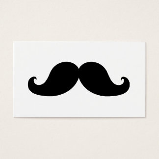 DE BESTE ZWARTE MUSTACHE VISITEKAARTJE