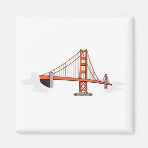 De Bestemming van golden gate bridge San Magneet