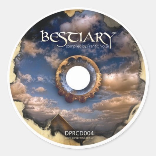 De Bestiary CD Sticker (Voorkant)