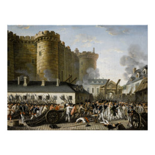 De bestorming van de Bastille Perfect Poster