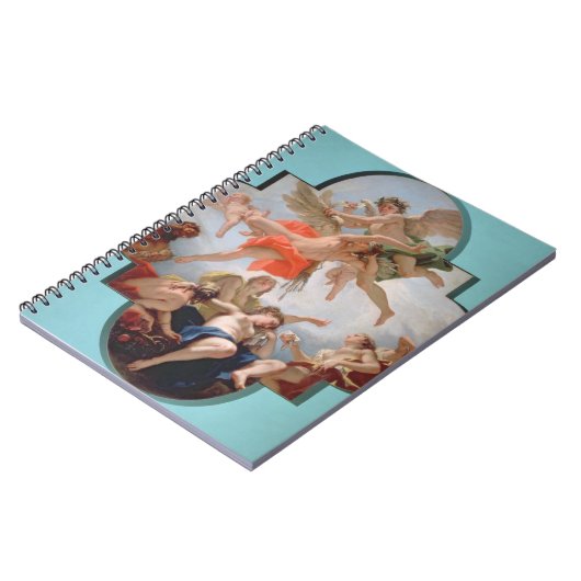 De bestraffing van Cupid (olie op canvas) Notitieboek (Linkerzijde)