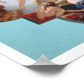 De bestraffing van Cupid (olie op canvas) Poster (Hoek)