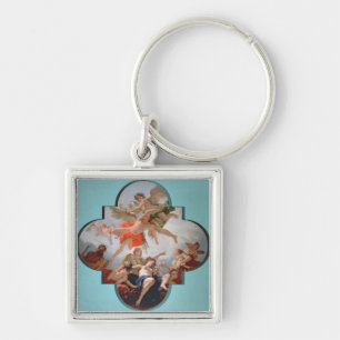 De bestraffing van Cupid (olie op canvas) Sleutelhanger