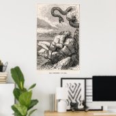 De bestraffing van Loki door Louis Huard Poster (Thuiskantoor)