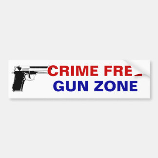 De bestuurder draagt bumpersticker