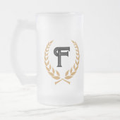 "De betekenis van bier." Monogram Bier Mok (Links)