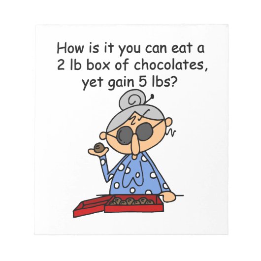 De Betekenis van de chocolade Notitieblok (Voorkant)