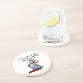 De Betekenis van de chocolade Zandsteen Onderzetter (Zijkant)