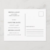 De beter samen Minimale Foto bewaart de Datum Aankondigingskaart (Achterkant)