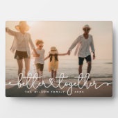 De beter samen Moderne Foto van de Aangepaste Fami Fotoplaat (voorkant)